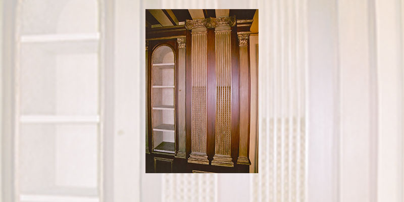 Dorures à la feuille, faux bois et patine, Paris