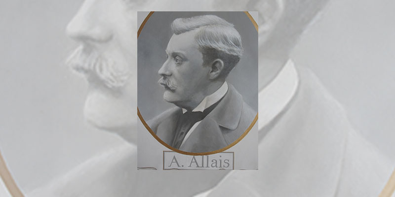 Portrait en grisaille, détail, mairie de Honfleur