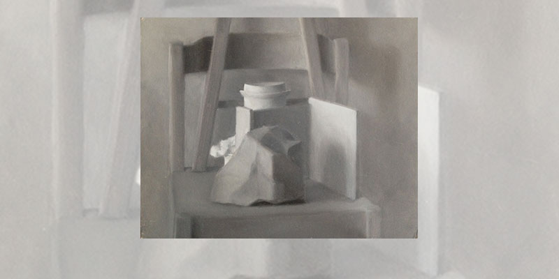 Nature morte en grisaille